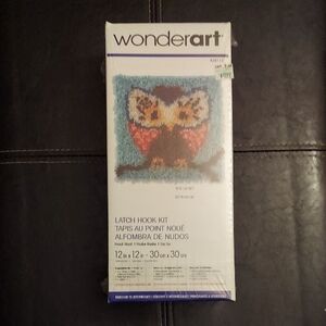 WonderArt Owl Latch Hook Kit - Multicolor